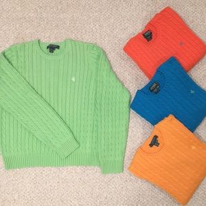 Lauren Ralph Lauren Women’s Cable-knit Sweaters Set of 4
